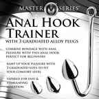Master Series Anal Hook Trainer W/ 3 Plugs