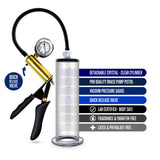 Blush Performance Vx6 Male Enhancement Penis Pump System With Brass Pistol Grip Pressure Gauge Nterchange Compatible 95 Inch Et