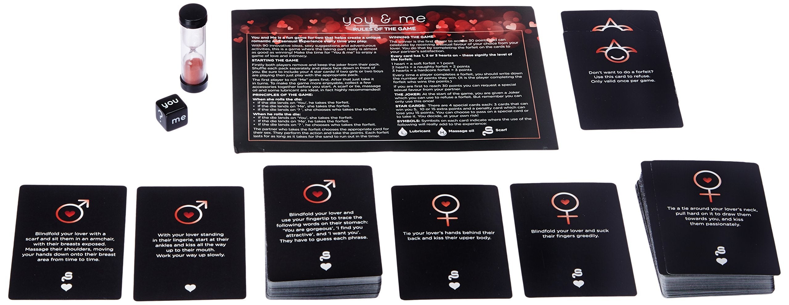 Creative Conceptions You & Me Intimacy Card Game For Couples. Relationship Building Adult Game Full Of Romantic Inspirations Per