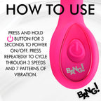 Bang! G-Spot Silicone Vibrator Pink