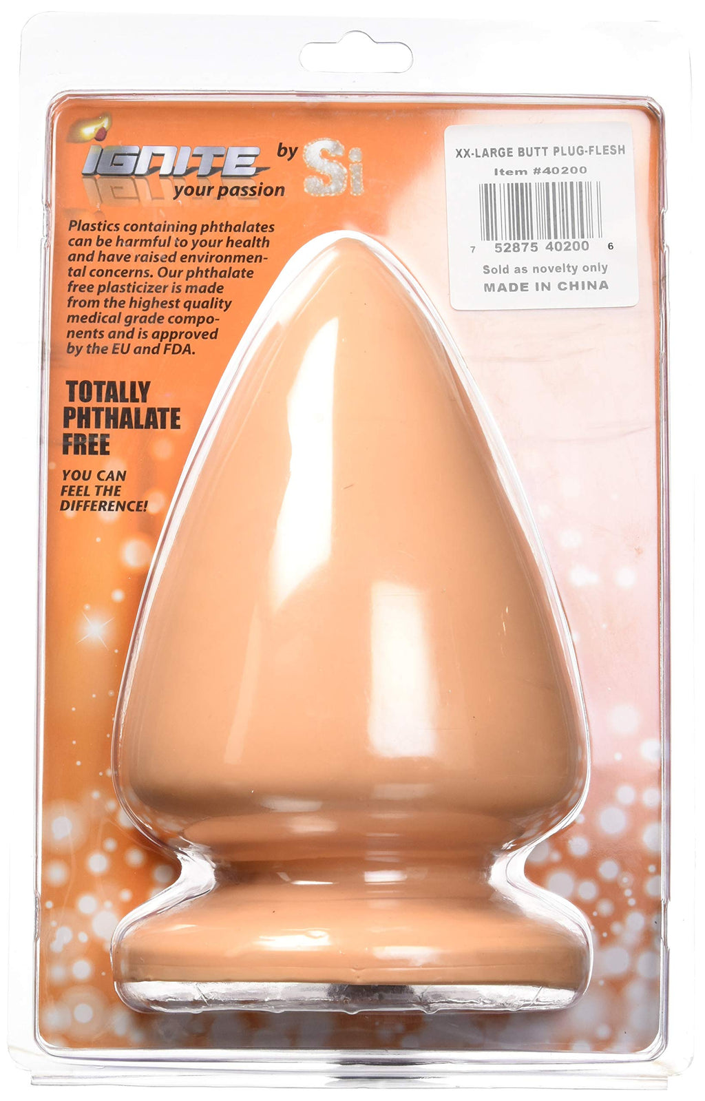 Si Novelties Butt Plug Flesh Xx-Large 50.4 Ounce