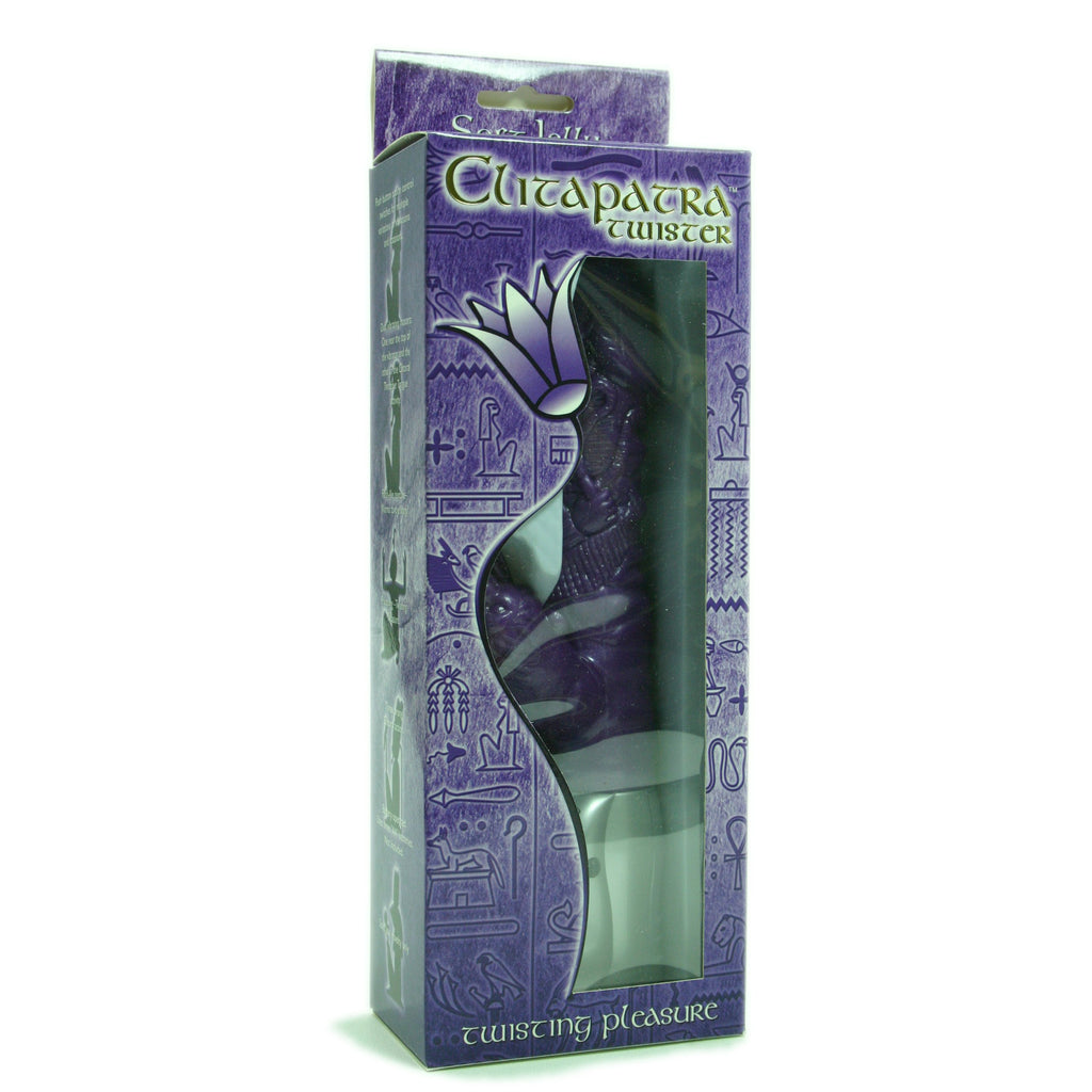 Golden Triangle Clitapatra Twister Vibrator, Purple