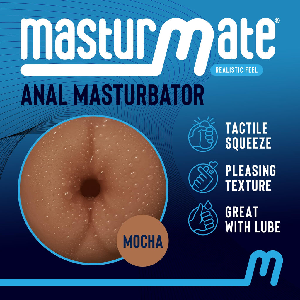 Masturmate Realistic Feel Male Stroker - Butt - Cream