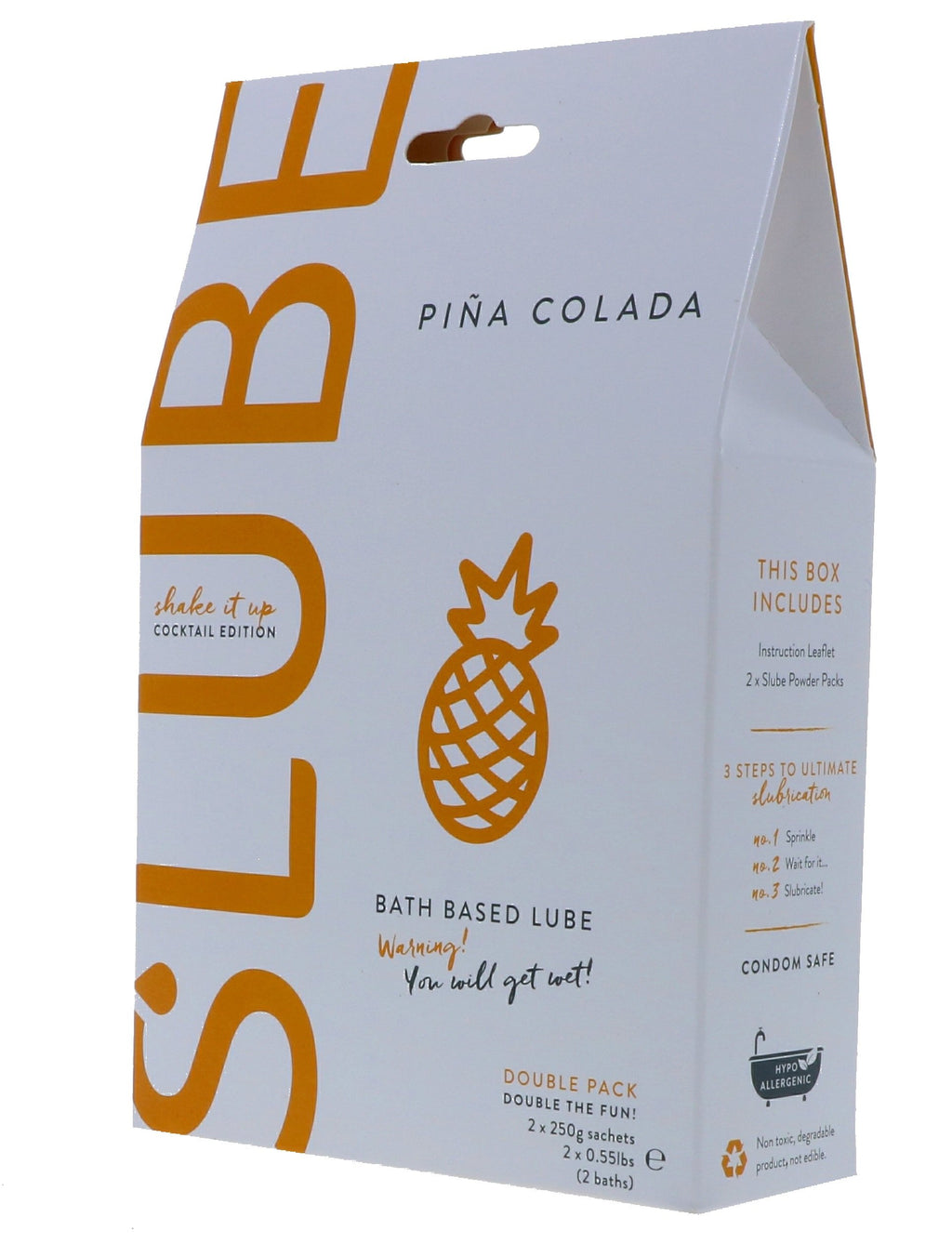 Slube Pina Colada Water Based Bath Gel 500g