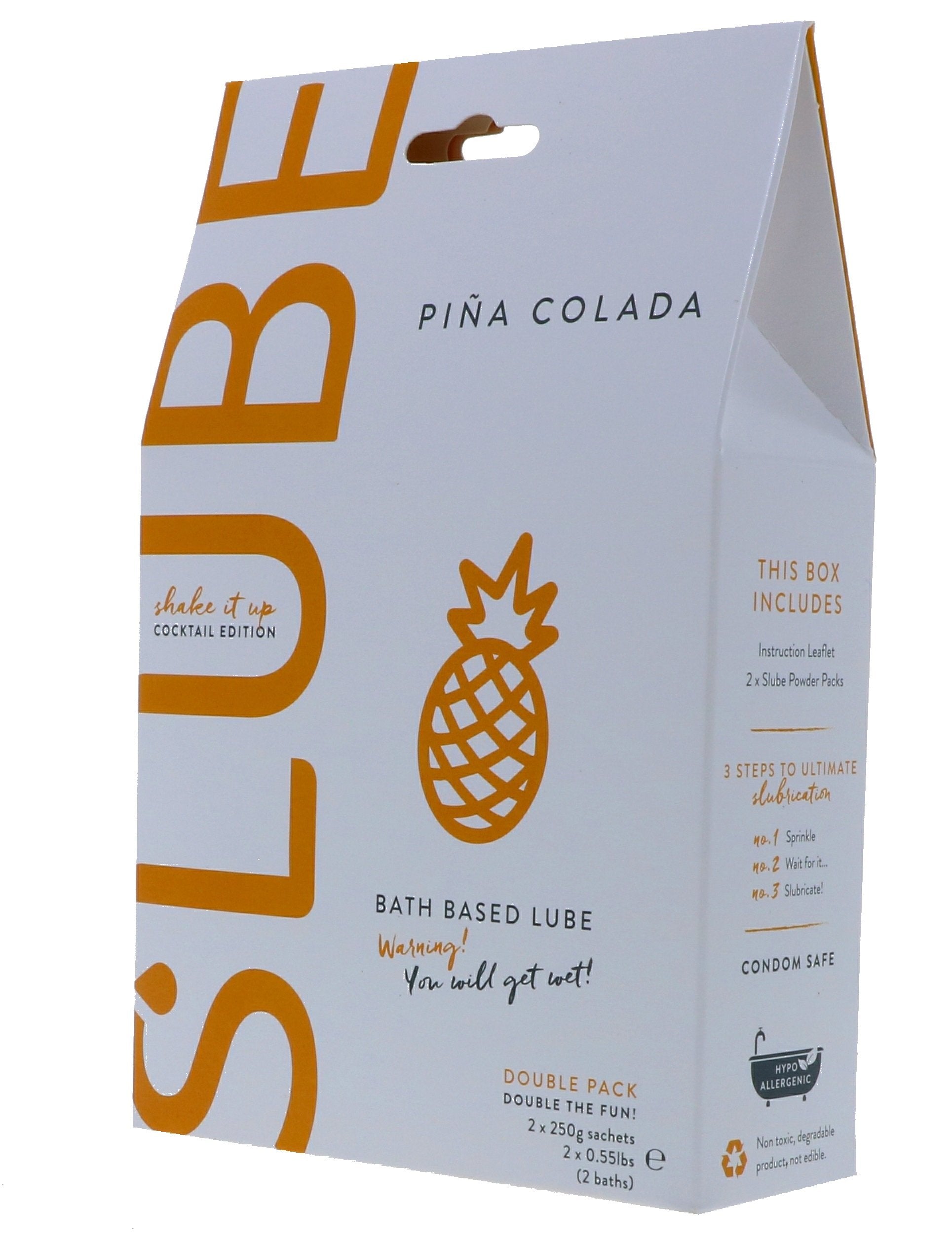 Slube Pina Colada Water Based Bath Gel 500g