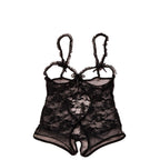 Penthouse Turned On Cup Less Playsuit Teddy-Black M/L-Boxed