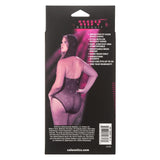 Radiance Plus Size Hooded Deep V Body Suit