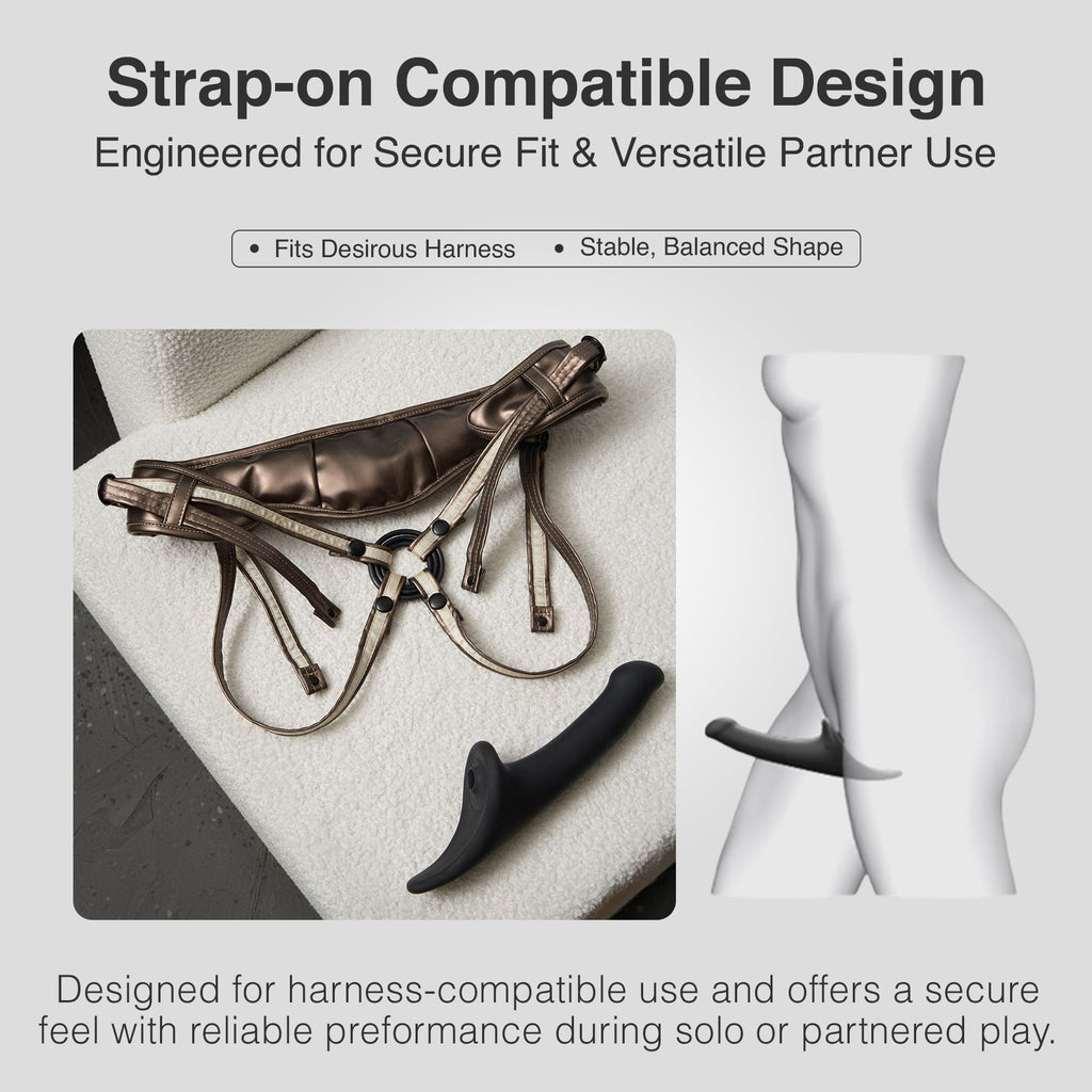 Strap-On-Me Multi Orgasm Dildo Medium Bk