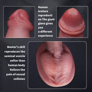Small Dildo for Beginners, Reproduction Real Handmade Dildo, Lifelike Realistic Penis Adult Sex Toy. Silicone Suction Cup Dildos