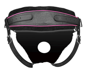 Strap U Flamingo Low Rise Strap On Harness, 1 Count (Pack Of 1), Black