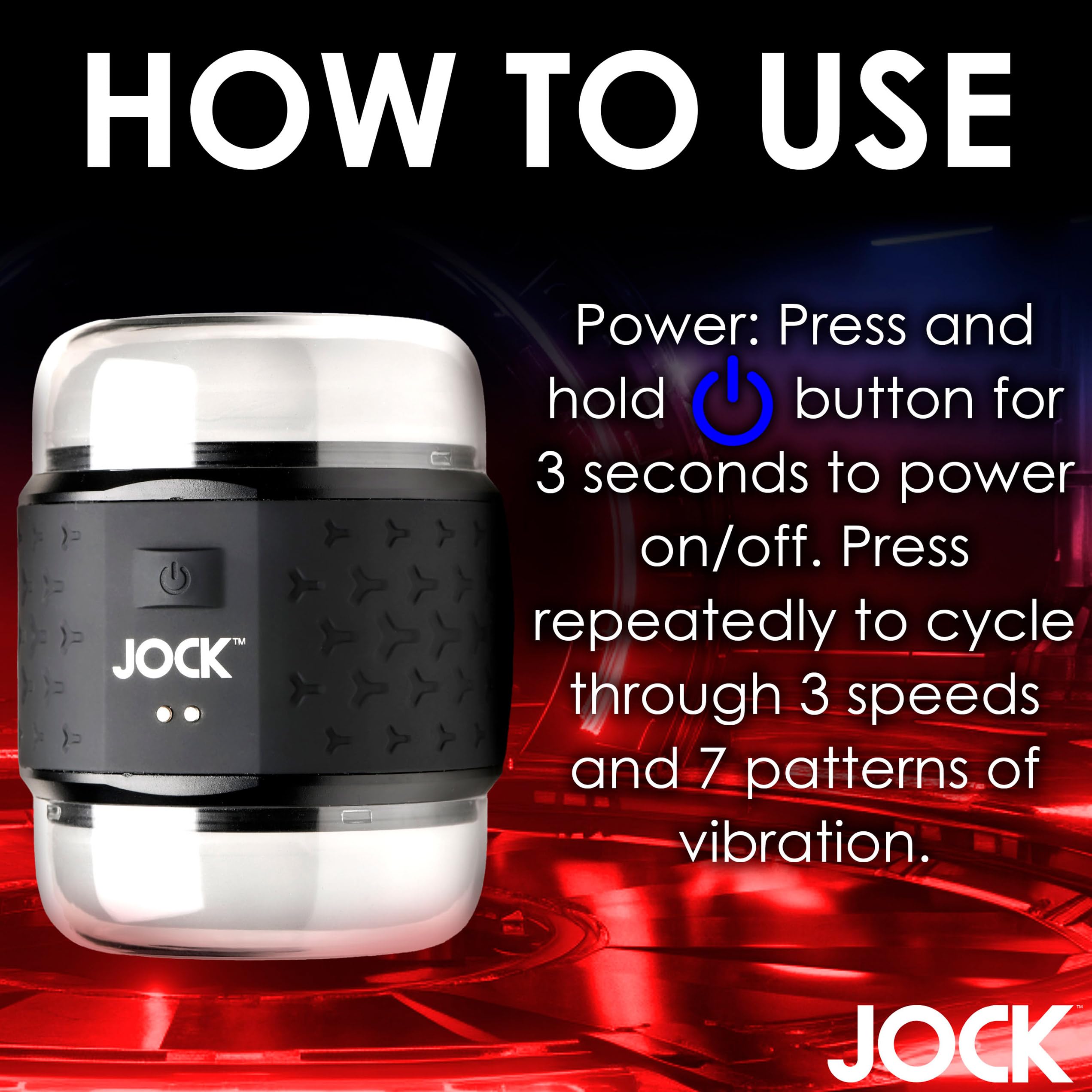 Jock Vibrating Double Stroker