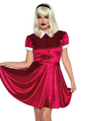 2 Pc Spellbinding Witch, Features Velvet Dress With Button Accents And Headband.
