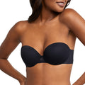 Maidenform Womens Dreamwire Multi-Way Underwire Bra, Strapless 6-Way Convertible Bra, Black, 36C US