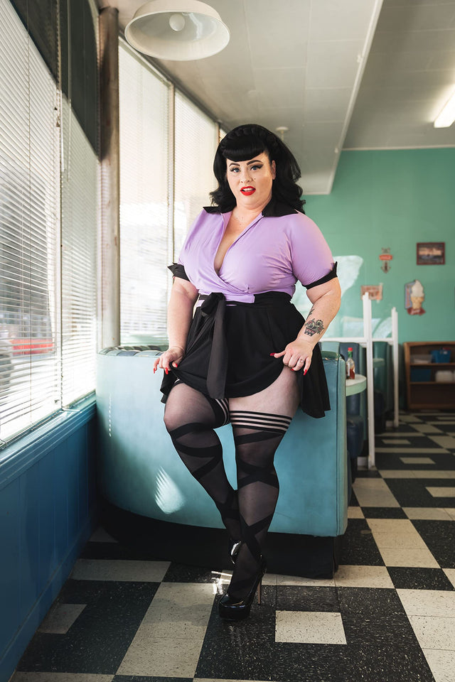 Kixies Jackie Black Ballet Size B