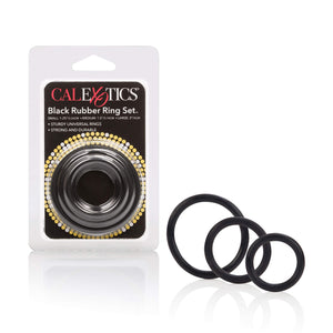 Rubber Ring Black 3Pc Set