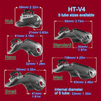 FYJENNICC HT-V4 Chastity Cage | Lightweight Resin Chastity Devices |Male Chastity Cage for Beginner |Adult Sex Toy |6 Color &5 S