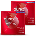 Condoms, Durex Extra Sensitive & Extra Lubricated Condoms, Ultra Fine, Natural Latex Condoms, FSA & HSA Eligible (Packaging May