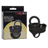 CalExotics Silicone Tri Snap Ball Spreader, Black