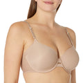 Warners Womens Plus-Size Simply Perfect Underarm Smoothing Underwire Bra Bra, Toasted Almond with Vanilla, 38D