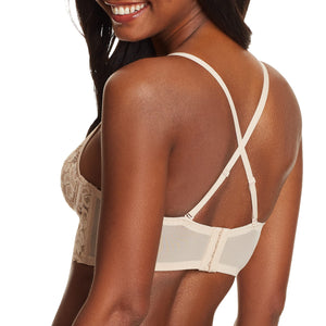 Maidenform Womens Casual Comfort Convertible Bralette Dm1188 Bra, Paris Nude, 34B Us