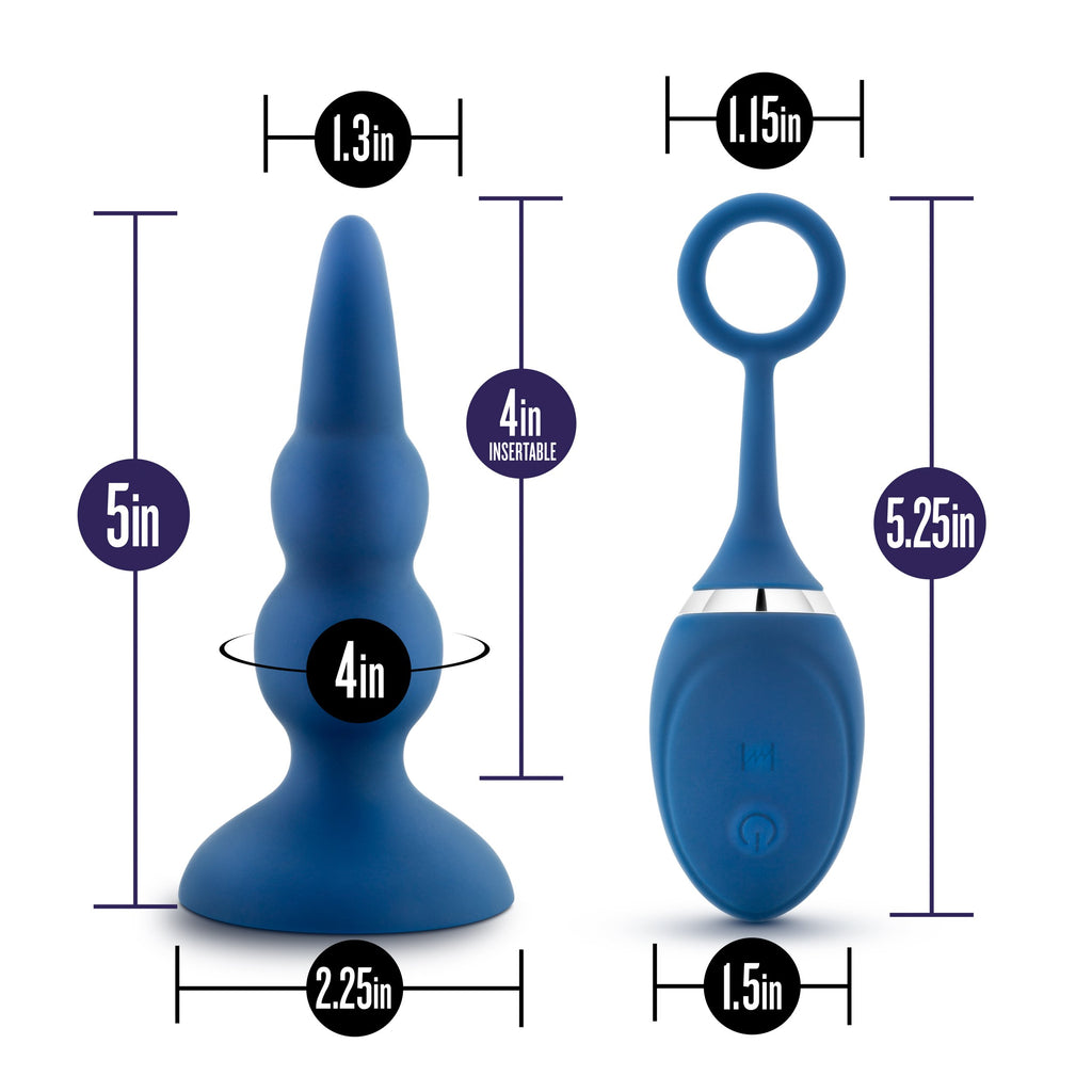 Performance Plus - Sonic Anal Plug Blue