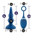 Performance Plus - Sonic Anal Plug Blue