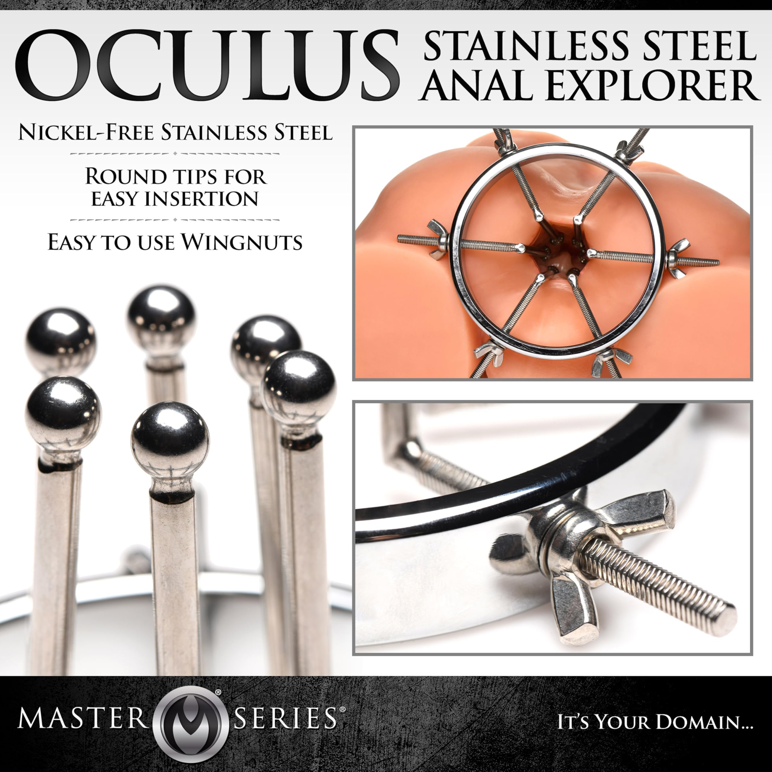 Master Series Oculus Anal Explorer Stainless Steel