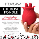 Bloomgasm The Rose Fondle 10X Massaging Rose Clit Stimulator