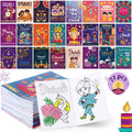 Sinload 72 Pcs Diwali Coloring Book for Adults Bulk, DIY Drawing Coloring for Adults Stress Relief Book with Diwali Holiday Patt