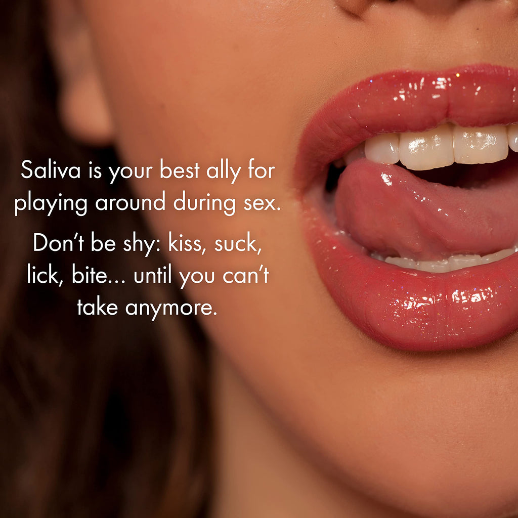 Bijoux Indiscrets Slow Sex Line Mouthwatering Spray - Premium Dry Mouth Solution and Deep Throat Spray for Adults - Sex Mouth Sp