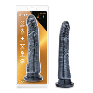 (D) JET BLAQ CARBON METALLIC B DILDO