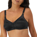 Bali Womens Double Support Wire-Free Bra, Black, 34B