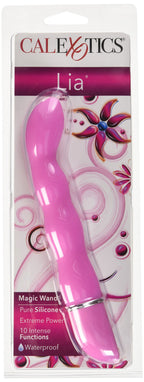Calexotics Lia 10-Function Waterproof Silicone G Contour Magic Vibe Vibrator Massager - Pink