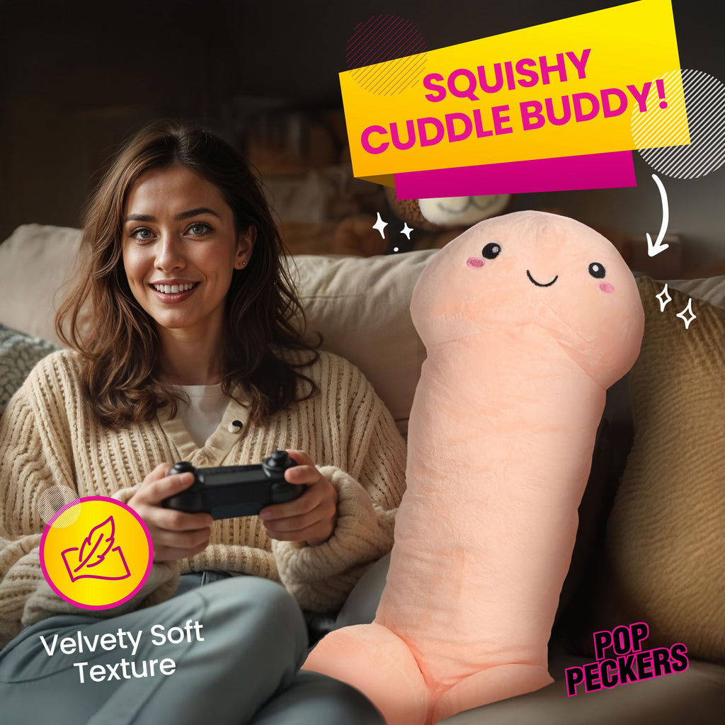 Pop Peckers Happy Peckers Pillow L