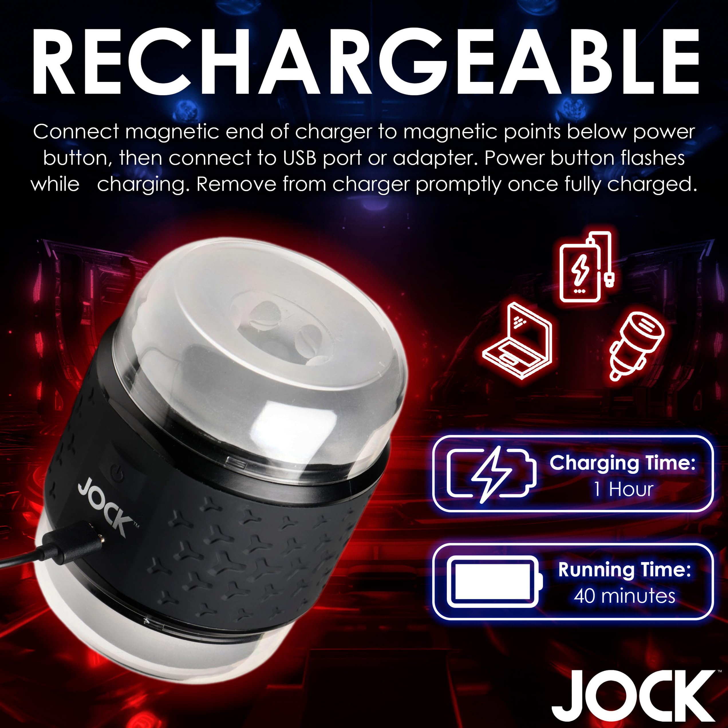 Jock Vibrating Double Stroker