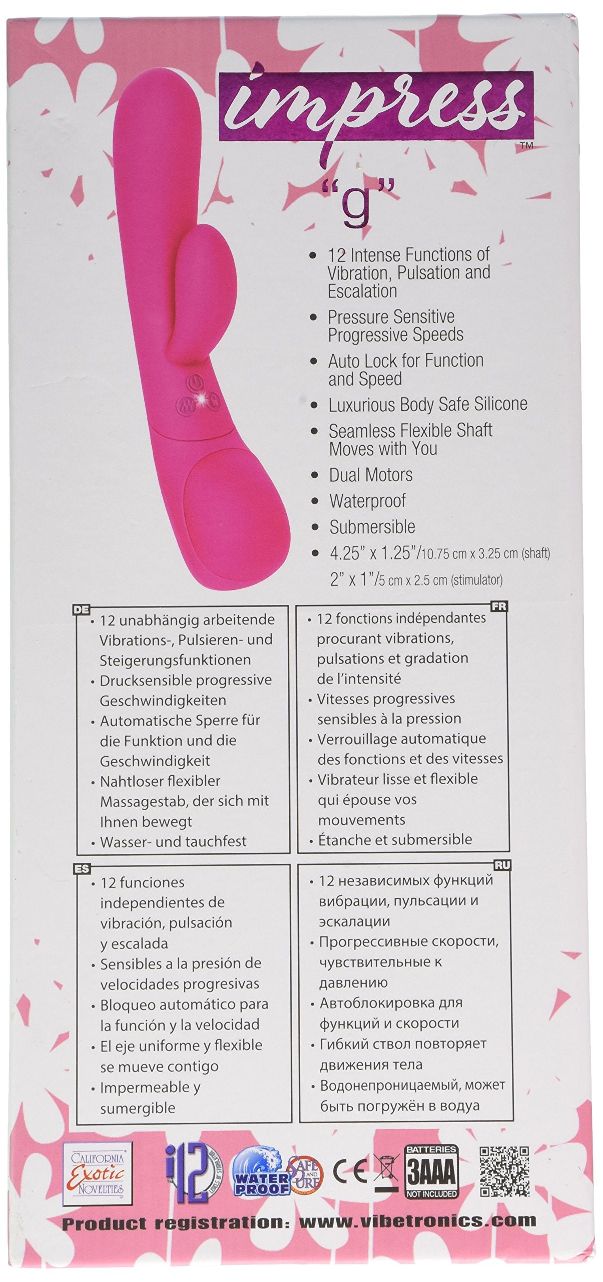 California Exotic Novelties Impress ''G'', Pink