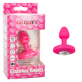 CalExotics Cheeky Gems Small Rechargeable Vibrating Probe Anal Vibrator for Adult Sex Toy - Pink