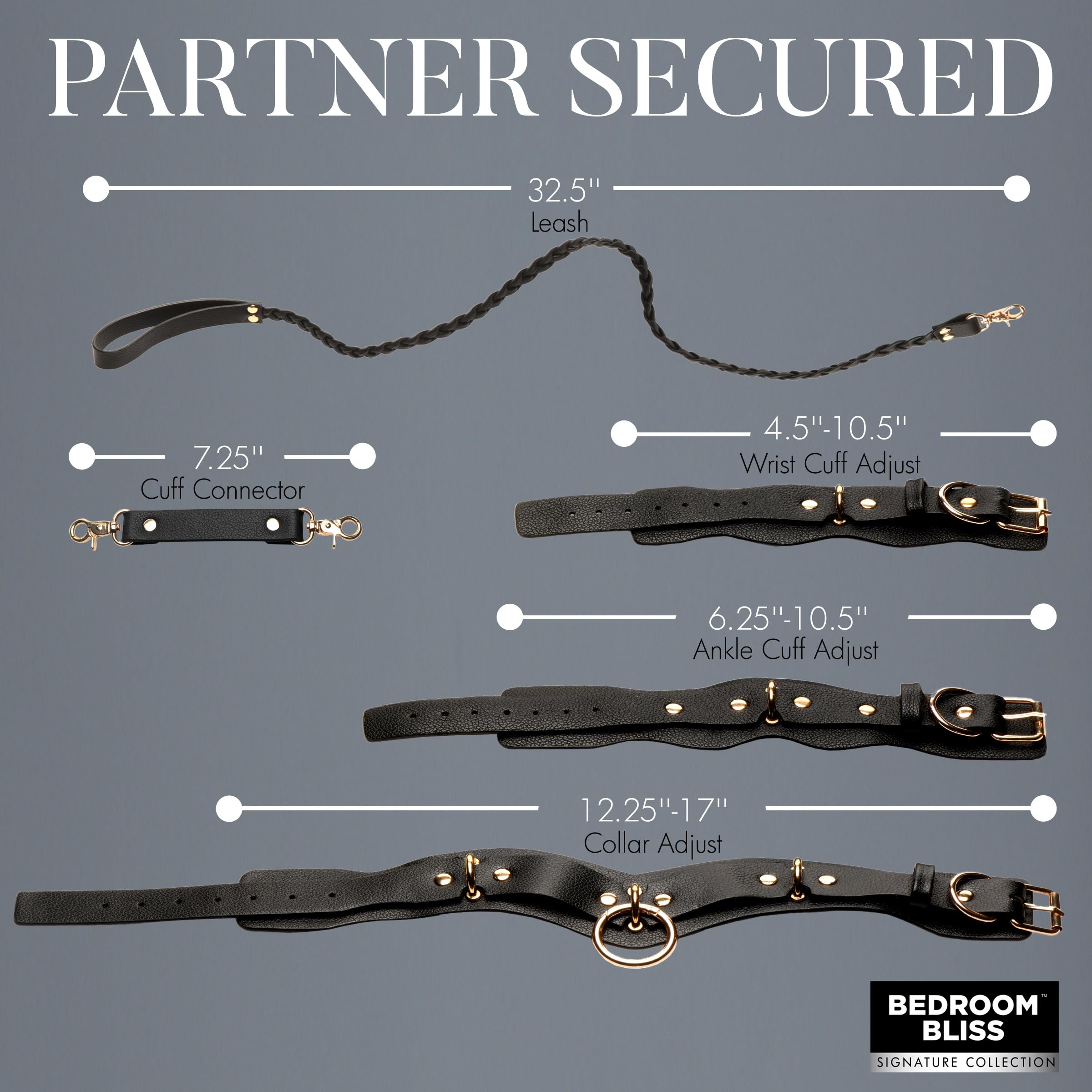 Bb Lover'S Restraints Set Black
