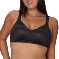Playtex Womens 18-Hour Ultimate Lift Wireless Full-Coverage Bra, Single or 2-Pack, Black Animal