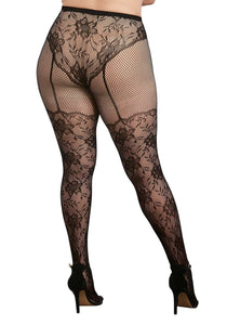 Dreamgirl Womens Pantyhose, Black, One Size-3X Us
