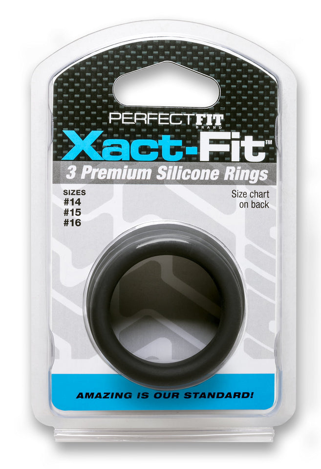 Pf Xact-Fit Sili Rings #14, #15, #16 Blk