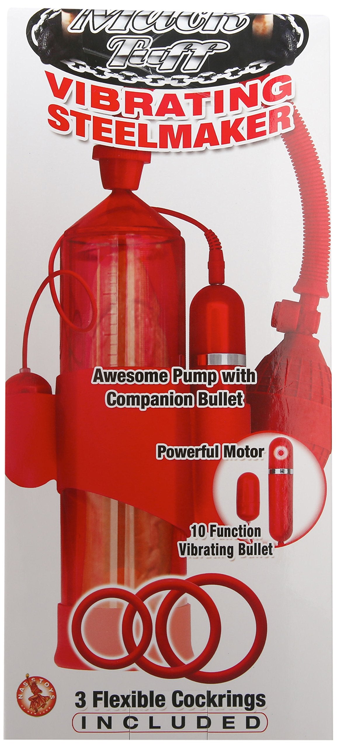 Nasswalk Mack Tuff Vibrating Steelmaker Vibrating Pump, Red