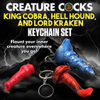 Creature Cocks 3Pc Silicone Keychain Set