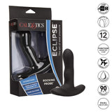 Calexotics Silicone Wireless Rocking Probe - Silicone Vibrator Prostate Anal Plug - Adult Stimulator Fetish Sex Toy For Couples - Black