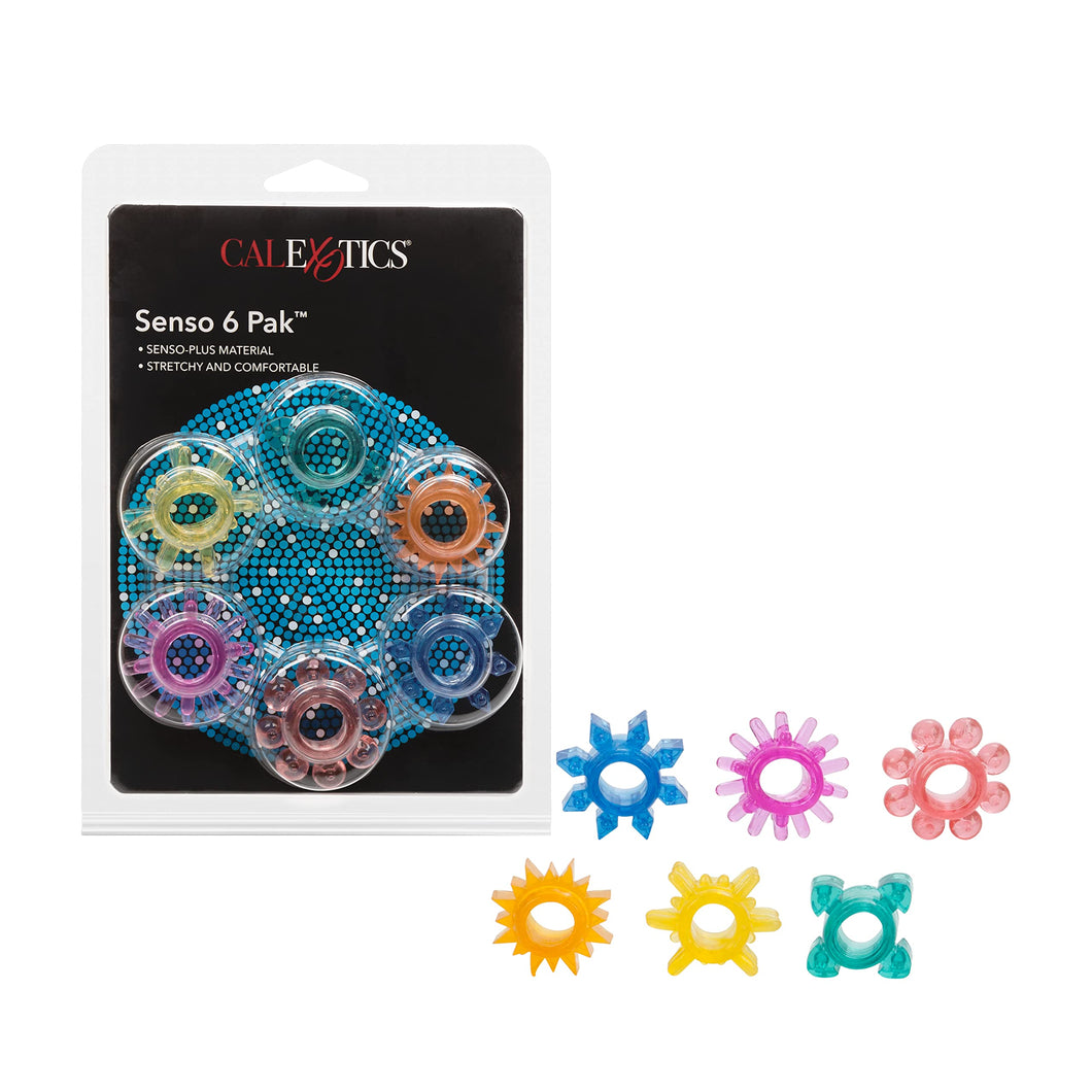 CalExotics Senso 6 Pak Cock Rings
