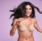 Maidenform Womens Comfy Soft Full Coverage Underwire 09404 Bras, Latte Lift/Black, 40C Us