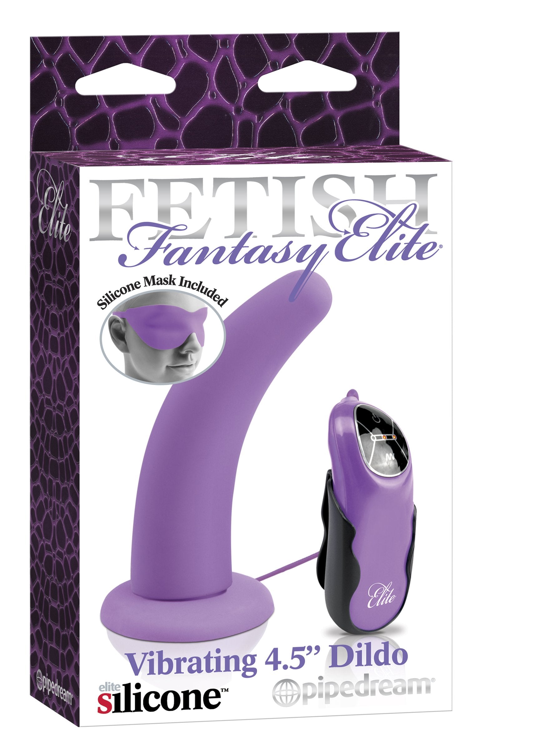 Pipedream Fetish Fantasy Elite Vibrating 4.5'' Dildo, Purple