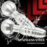 Kutocesy 5 Sizes Penis Plug Hollow Stainless Steel Large urethral Plug Multi Beads Screw Thread Expander Spouse Sex Toys cathete