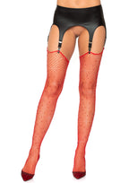 Rhinestone Fishnet Stockings.