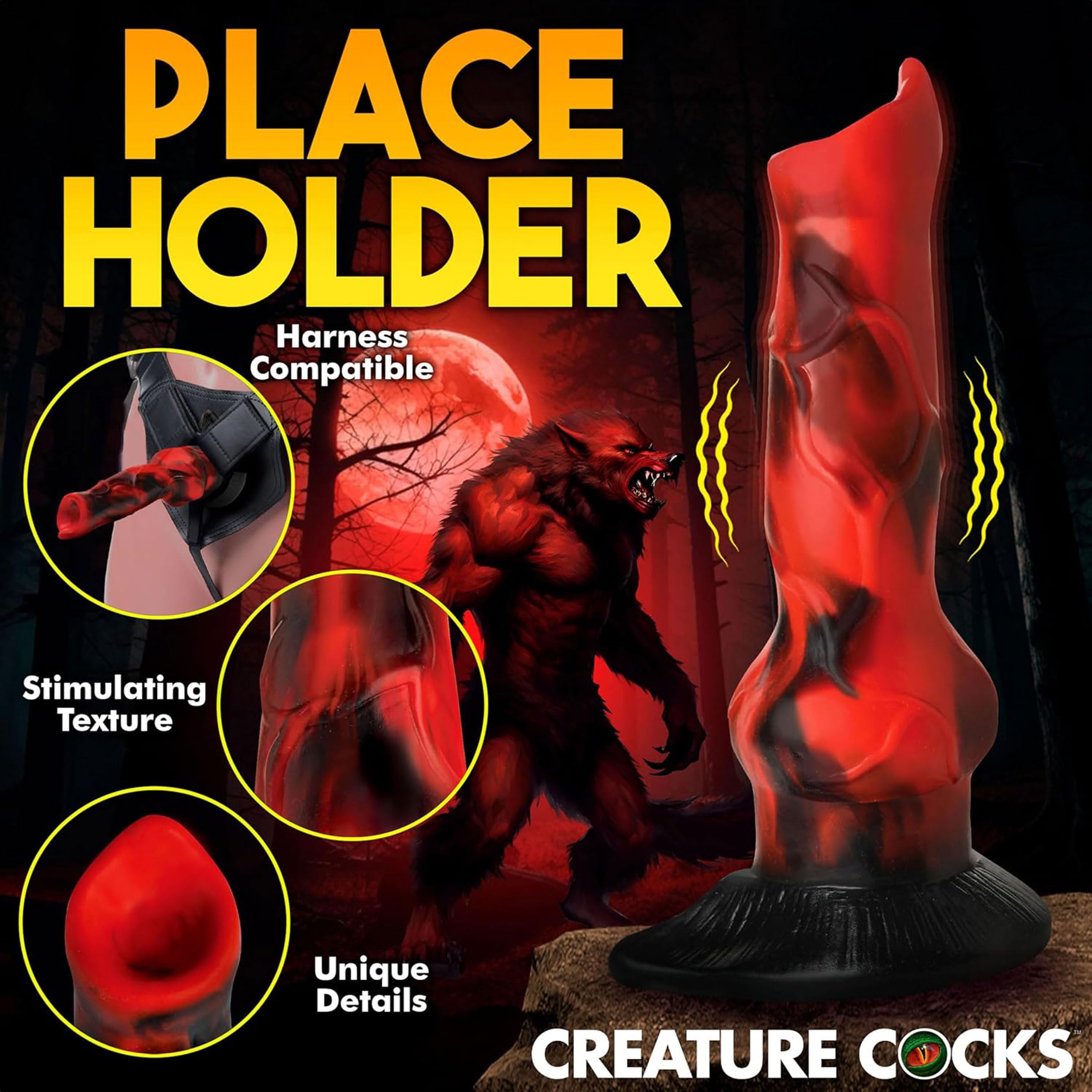 Creature Cocks Vibra Beast Vib Sil Dildo